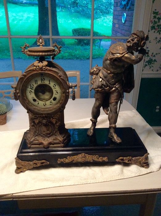 Antique Figural Clock
