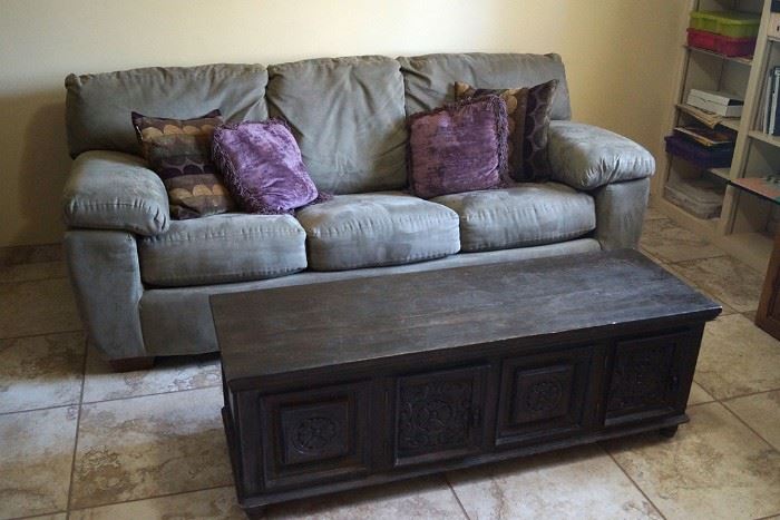 Couch & coffee table storage cabinet