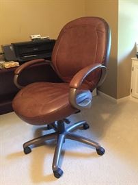 Leather office chair