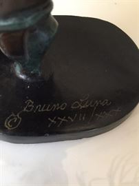 Bruno luna bronze sculpture