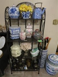 Asian Decorative Items, Ceramic Garden Stool, Ceramic Umbrella/Cain Stand