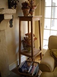 Rustic/Primitive plant stand 2 tier