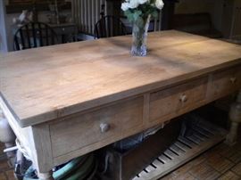 Peter Kohl - Renowned for his antique refurbishing/restortation...commissioned to restore this beautiful Maple Island blends wonderfully in this old world charm!