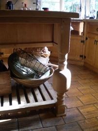 Peter Kohl - Renowned for his antique refurbishing/restortation...commissioned to restore this beautiful Maple Island blends wonderfully in this old world charm!