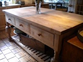 Peter Kohl - Renowned for his antique refurbishing/restortation...commissioned to restore this beautiful Maple Island blends wonderfully in this old world charm!