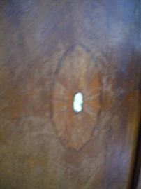 Wardrobe(3pieces-comes apart) with Mirror with Mother of Pearl inlay