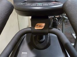 The Q35x cross-training standing home elliptical machine from Octane Fitness offers the same high-end performance features and exceptional quality at an unbeatable value for home exercisers. Included are the natural, smooth motion that Octane is known for, digital contact heart rate sensors and four goal programs that let you take on a 10K or half-marathon, or blast 350 or 750 calories. Retails $2000