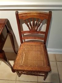 Renaissance Cane Seat Chair 