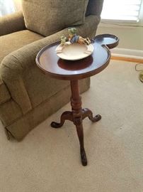 Mahogany Table by Brandt with Queen Anne Legs
