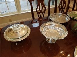 Silver Plate Serving Pieces