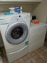 Whirlpool Front Load Washing Machine Duet Sport and Kenmore Ultra Fabric Care Dryer