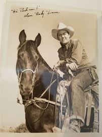 Several Autographed Photos of Cowboys, Football Players & Baseball.
