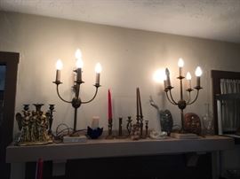 Candles enhance the mood. We have a selection of beautiful candle holders and candelabras!