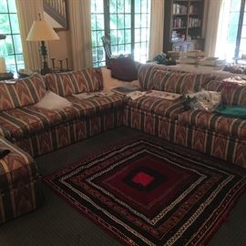 Huge sectional sofa. Can be split up.