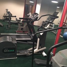 Various fitness equipment