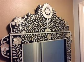 Detail of Inlay Mirror by wisteria