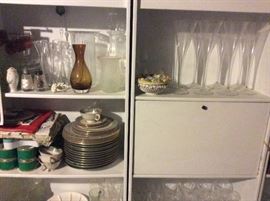 China & Glassware & Bookcases