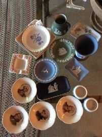 Wedgewood, Coalport, etc.
