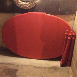 Fun, Red Dining Room Table,