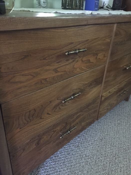 Mid century 6-drawer dresser