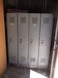 Vintage Metal Lockers from Aurora IL..They do Separate 