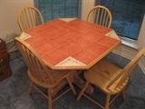 Breakfast Nook table with 4 chairs