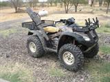 2003 Honda 4-Wheeler, Camo skins with Gun Rack for sale.