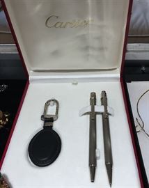 CARTIER SET IN BOX