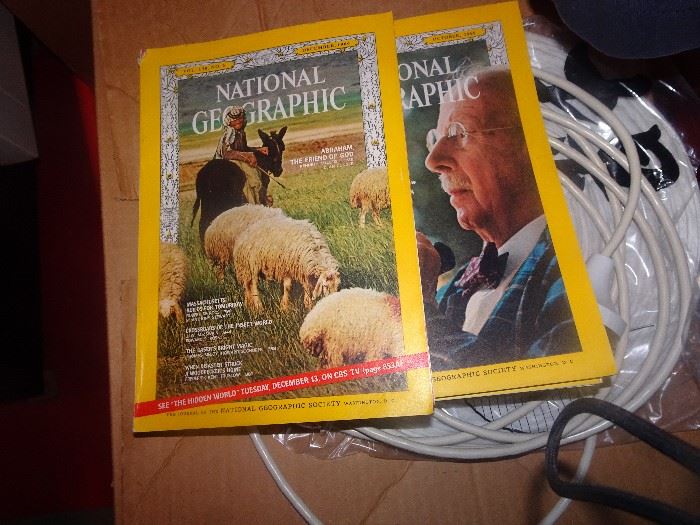 Huge Collection of National Geographic 1960's