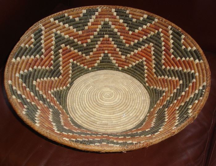 Native American woven bowl