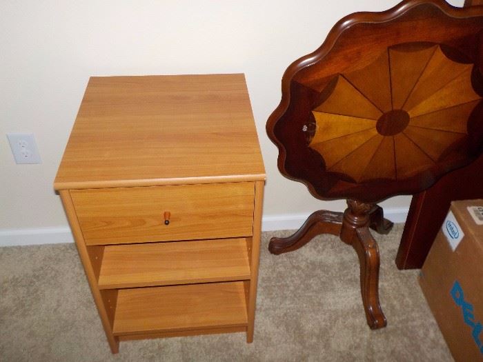 NIGHTSTAND  AND DROP TABLE