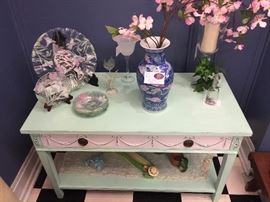 Teal Victorian Shaby Chic 