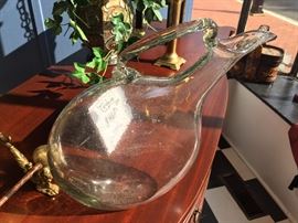 Hand Blown Pitcher/Decanter