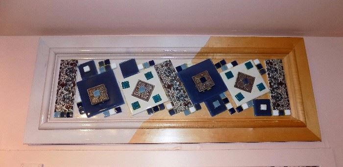 FUSED GLASS WALL ART-$30.00