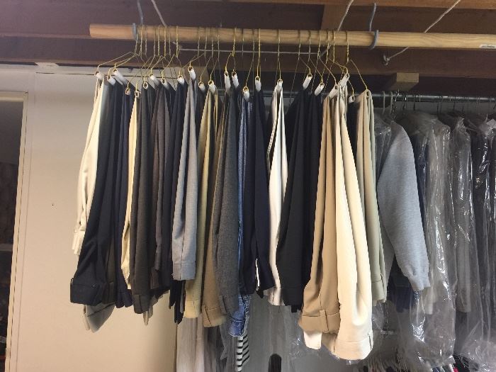 Lots of men's & women's clothes for sale - all in great shape.  Women's clothes mostly size small.