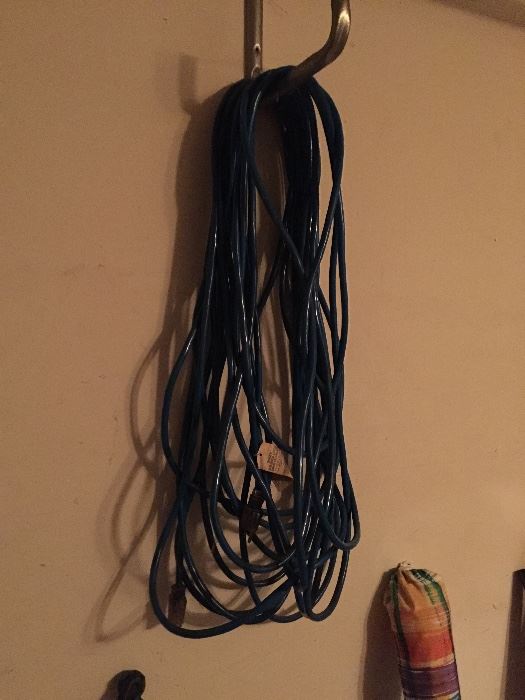 very long heavy duty extension cord.