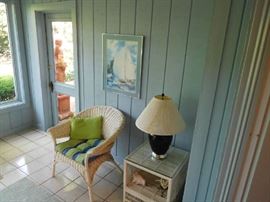 wicker furniture,art,lamp