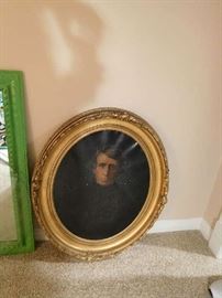 old oil painting with great frame
