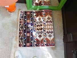 rug-many are silk or cotton