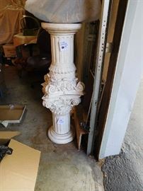 pair of small pedestals