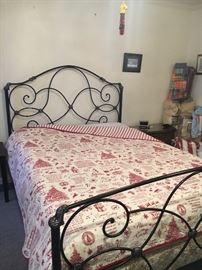 Christmas "Twall Type" on 1 side and striped on the other side Queen size Quilt