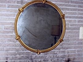 Living Room Vintage Round Mirror