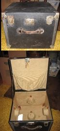 Living Room  Vintage Trunk for Ladies Hats
