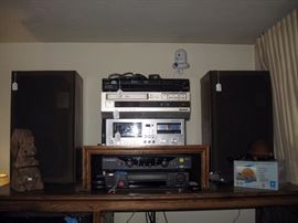 Living Room Left  Sony DVD DUP-S360, Hitachi VT-33A, Transaudio 5500