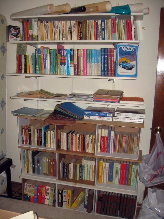 Back Bedroom Left  Books--Novels, Kids books, Kids learning books, Almanacs, Sears Catalogs, etc