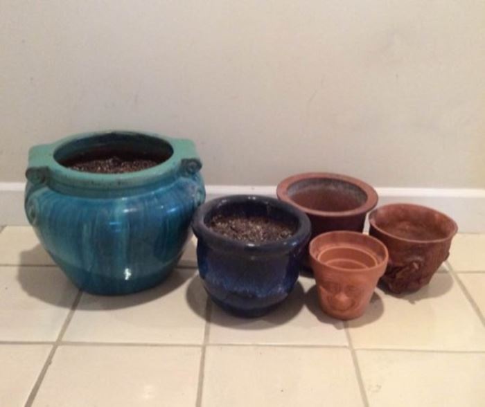 042 Glazed Pots And More