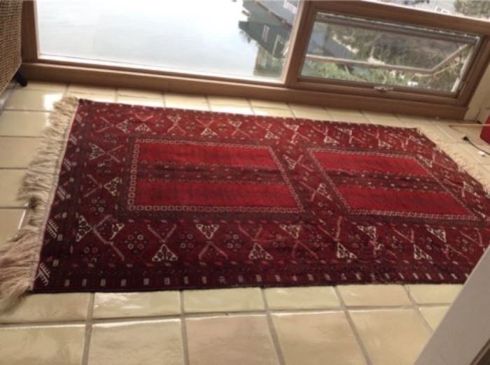 151 Large Red Area Rug 
