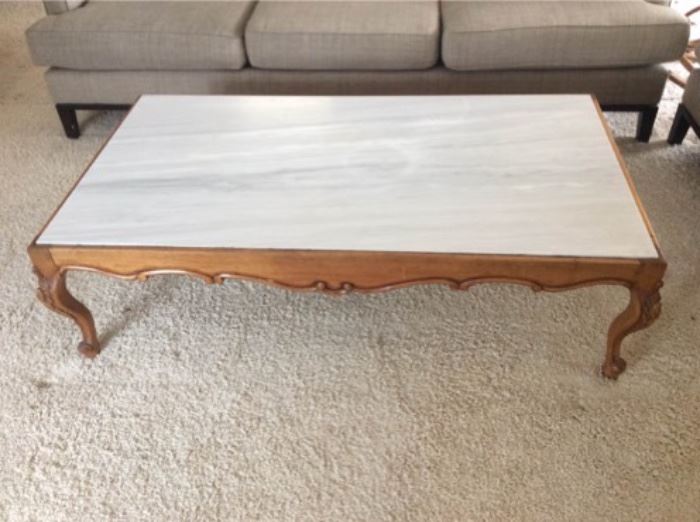 173 Marble Top Coffee Table 