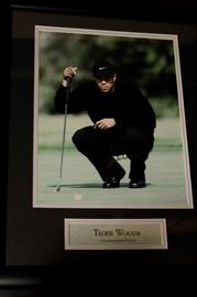 Signed Tiger Woods Photo