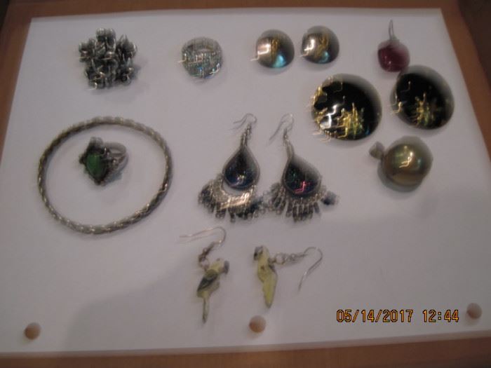 lots of earrings